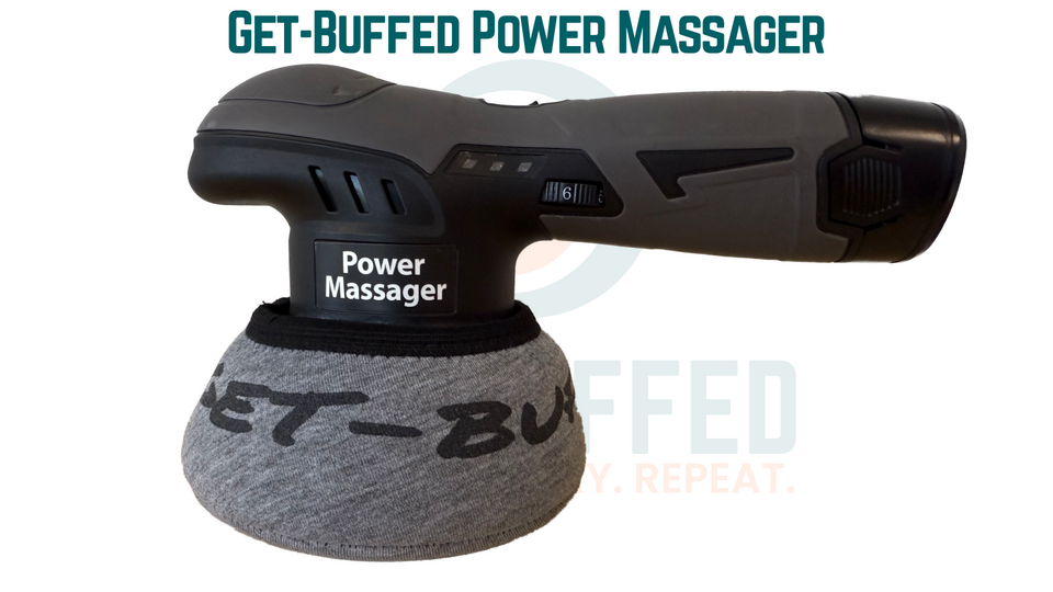 Get-Buffed Power Massager — orbital massager designed by Mark Rise, LMT